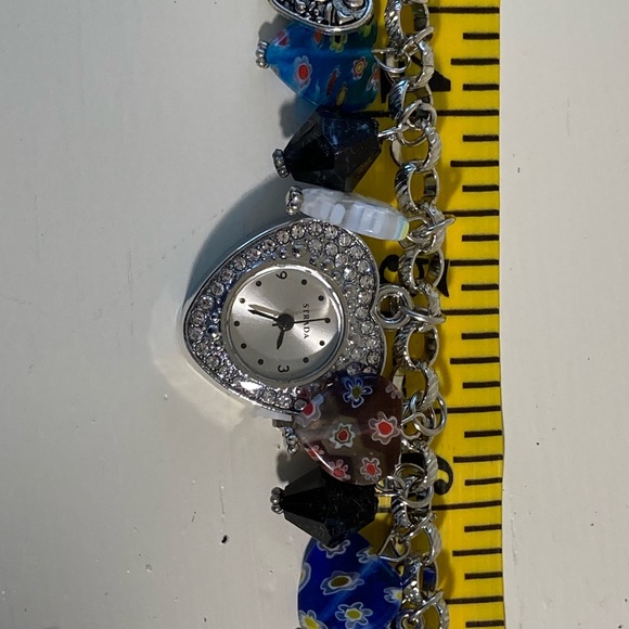 COPY - Millefiori Style Charm Bracelet and Watch - Picture 4 of 6